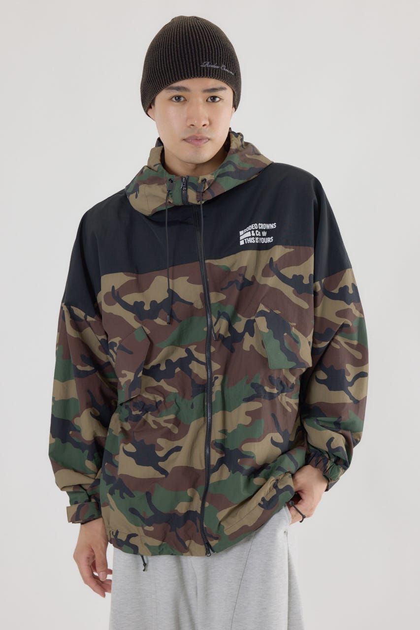(UNISEX)RCSワイドマウンテンパーカー 迷彩 FREE