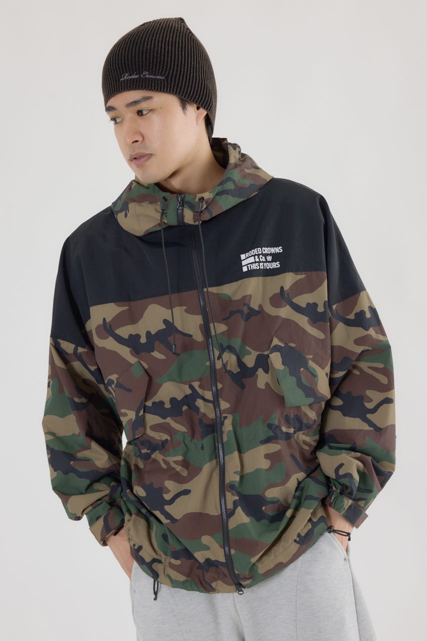(UNISEX)RCSワイドマウンテンパーカー 迷彩 FREE