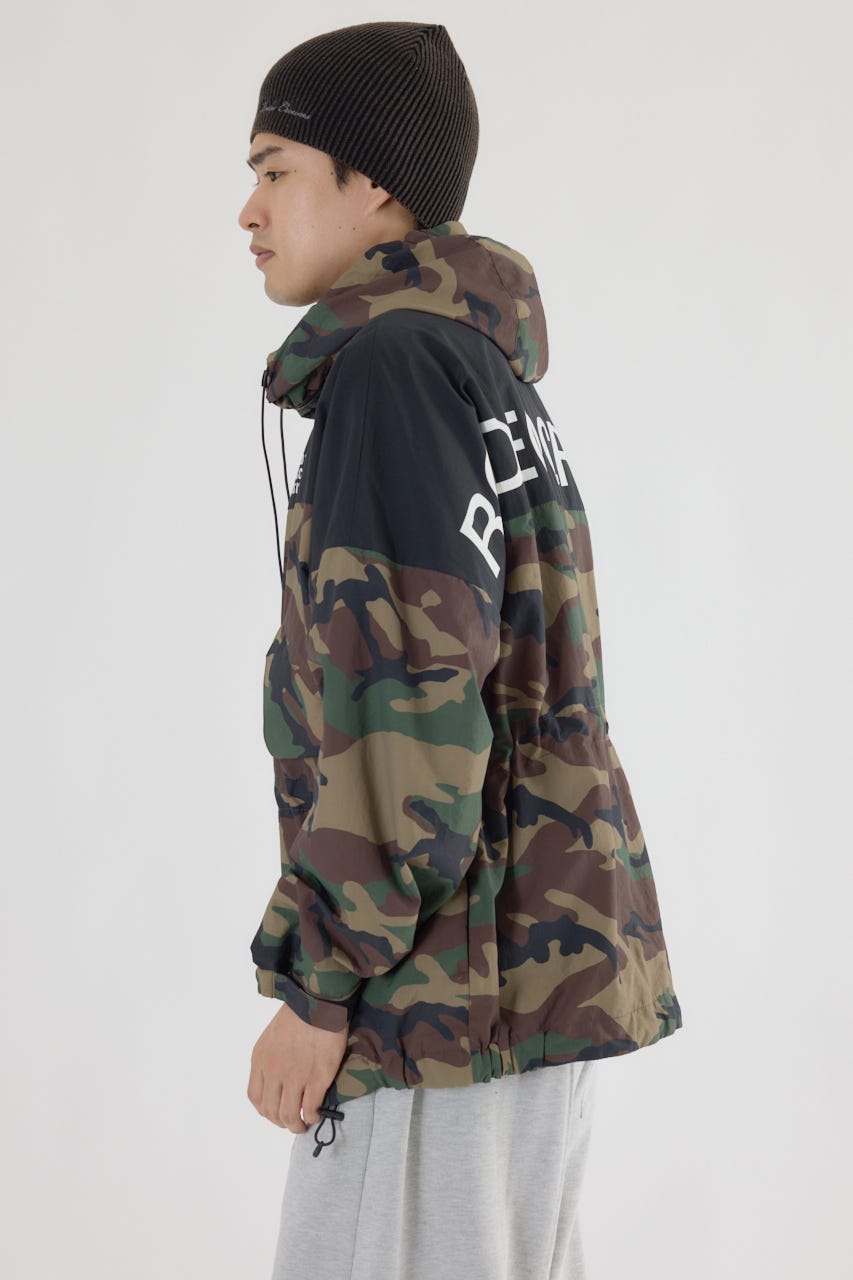 (UNISEX)RCSワイドマウンテンパーカー 迷彩 FREE