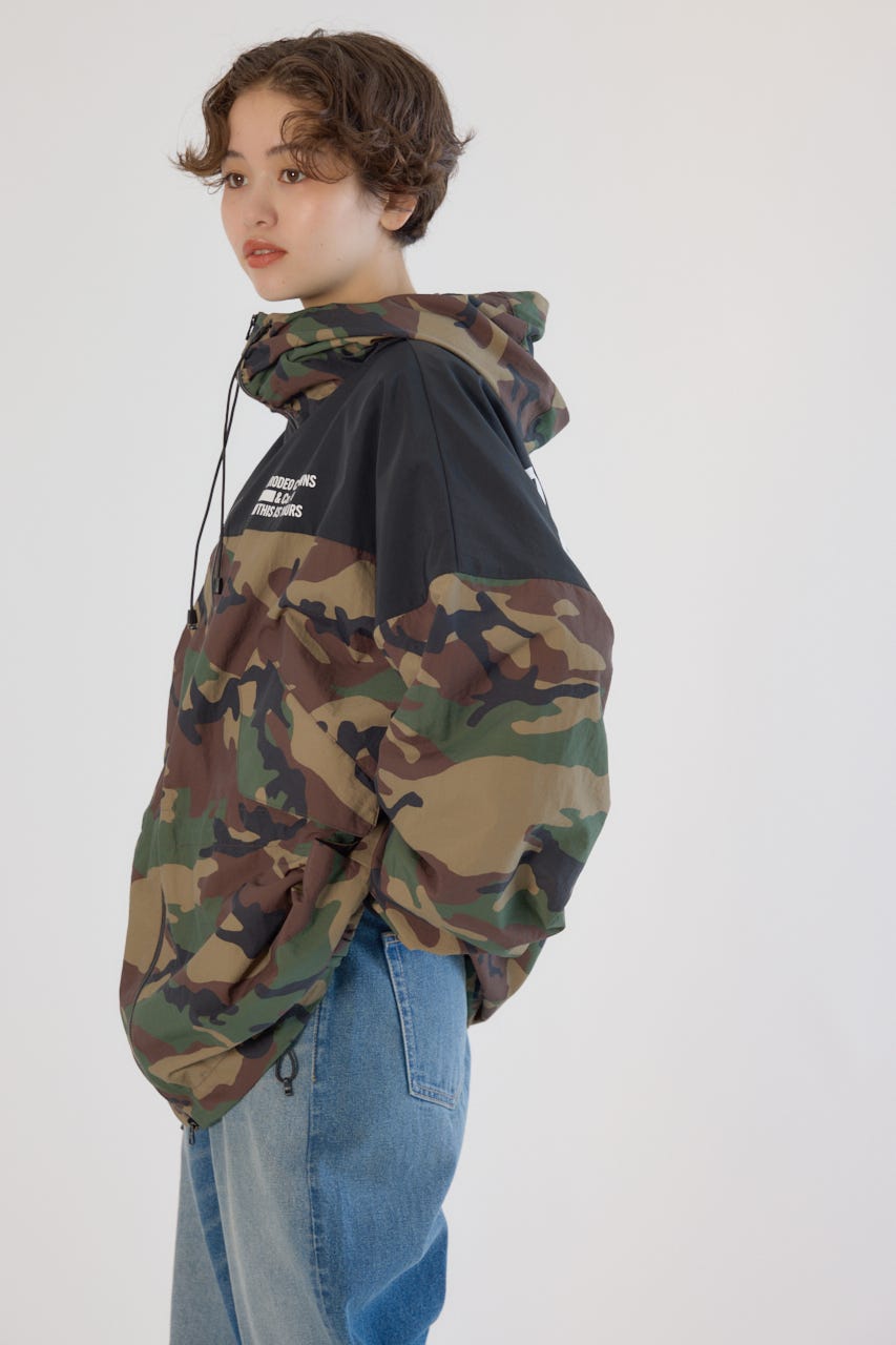 (UNISEX)RCSワイドマウンテンパーカー 迷彩 FREE