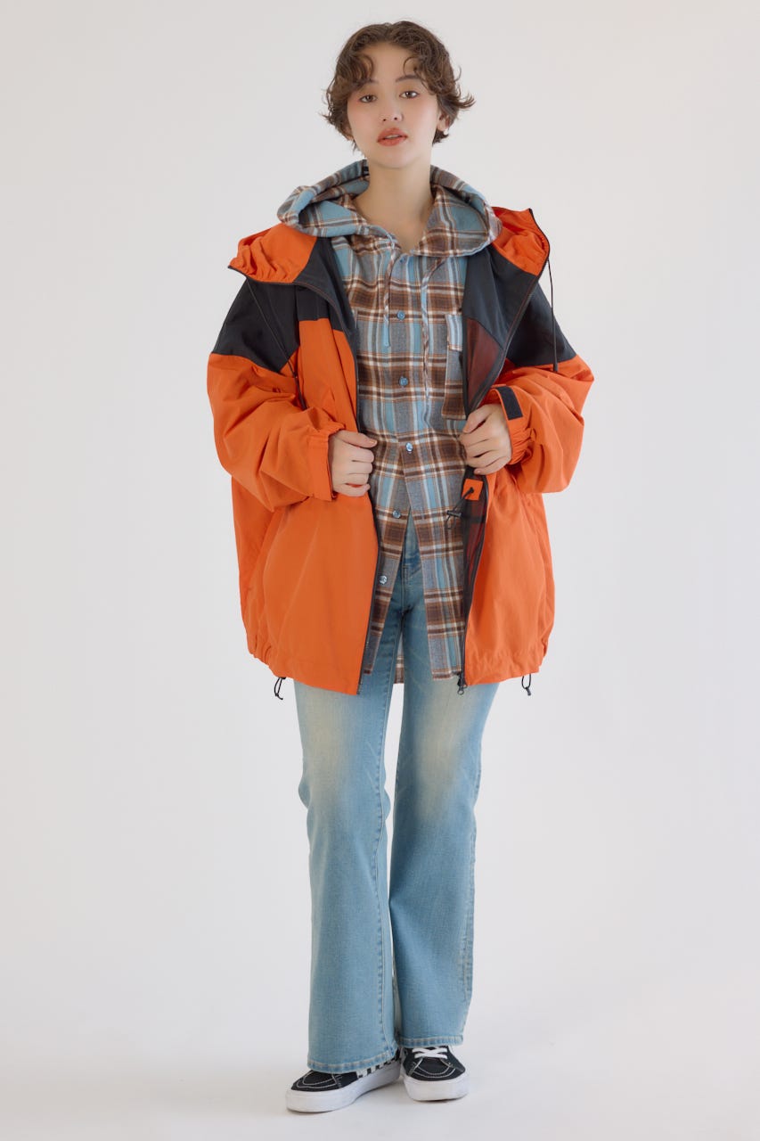 (UNISEX)RCSワイドマウンテンパーカー ORG FREE