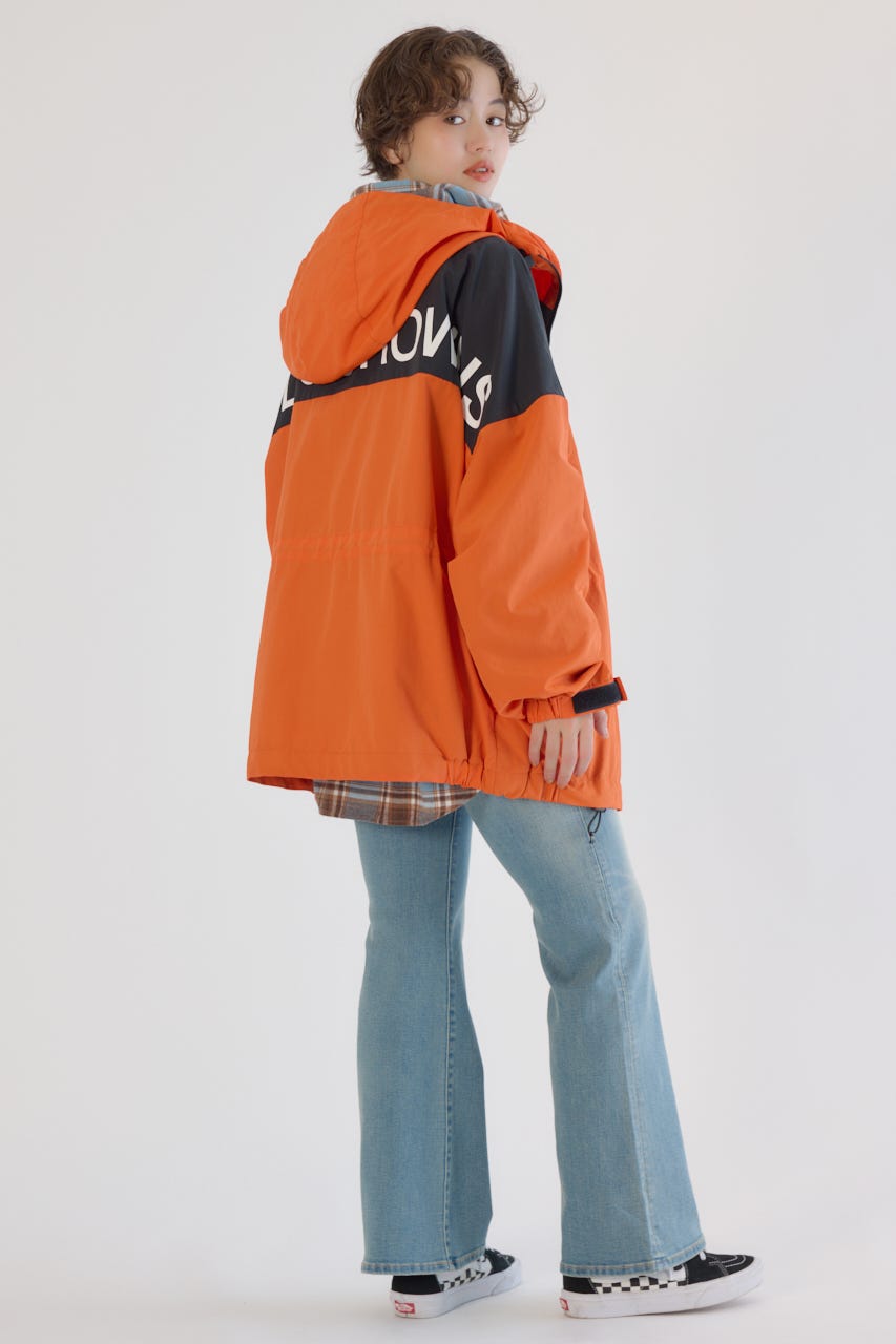 (UNISEX)RCSワイドマウンテンパーカー ORG FREE