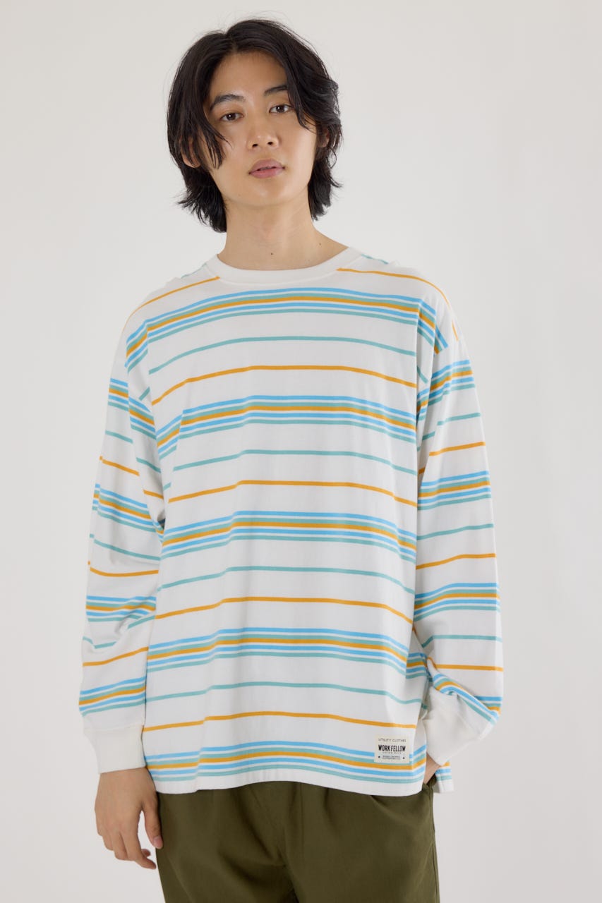 RODEO CROWNS WIDE BOWL | 【UNISEX】マルチボーダートップス (T