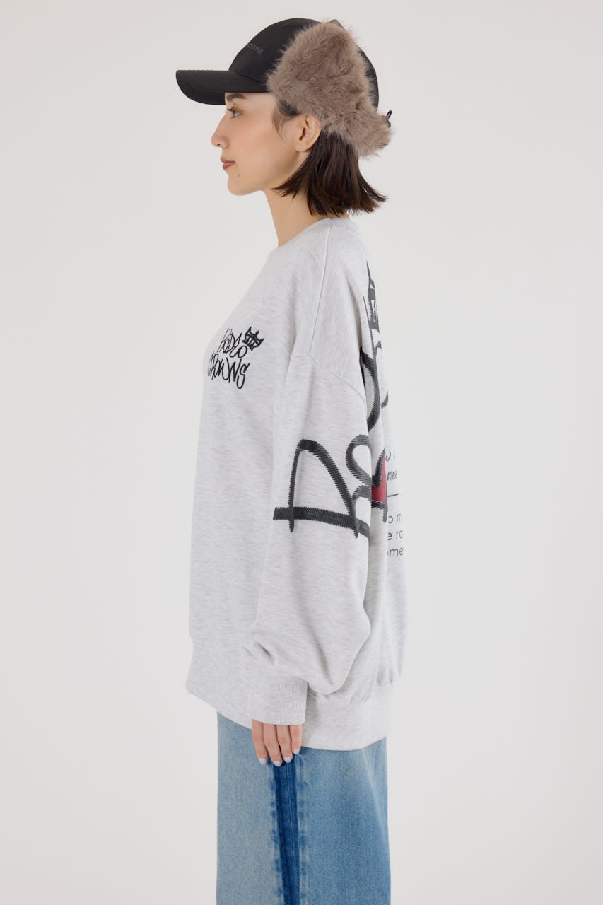 BRIDGE BEARスウェットトップス L/T.GRY FREE