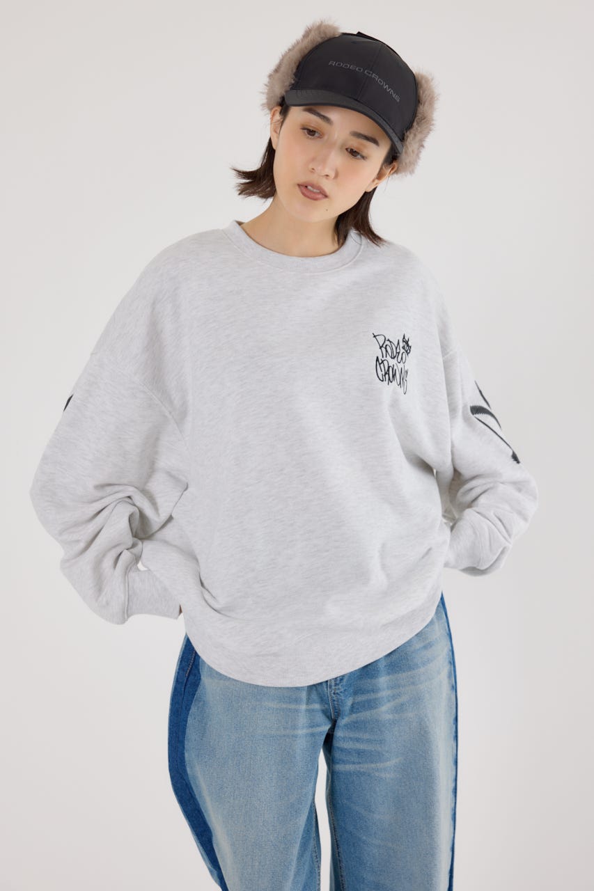 BRIDGE BEARスウェットトップス L/T.GRY FREE