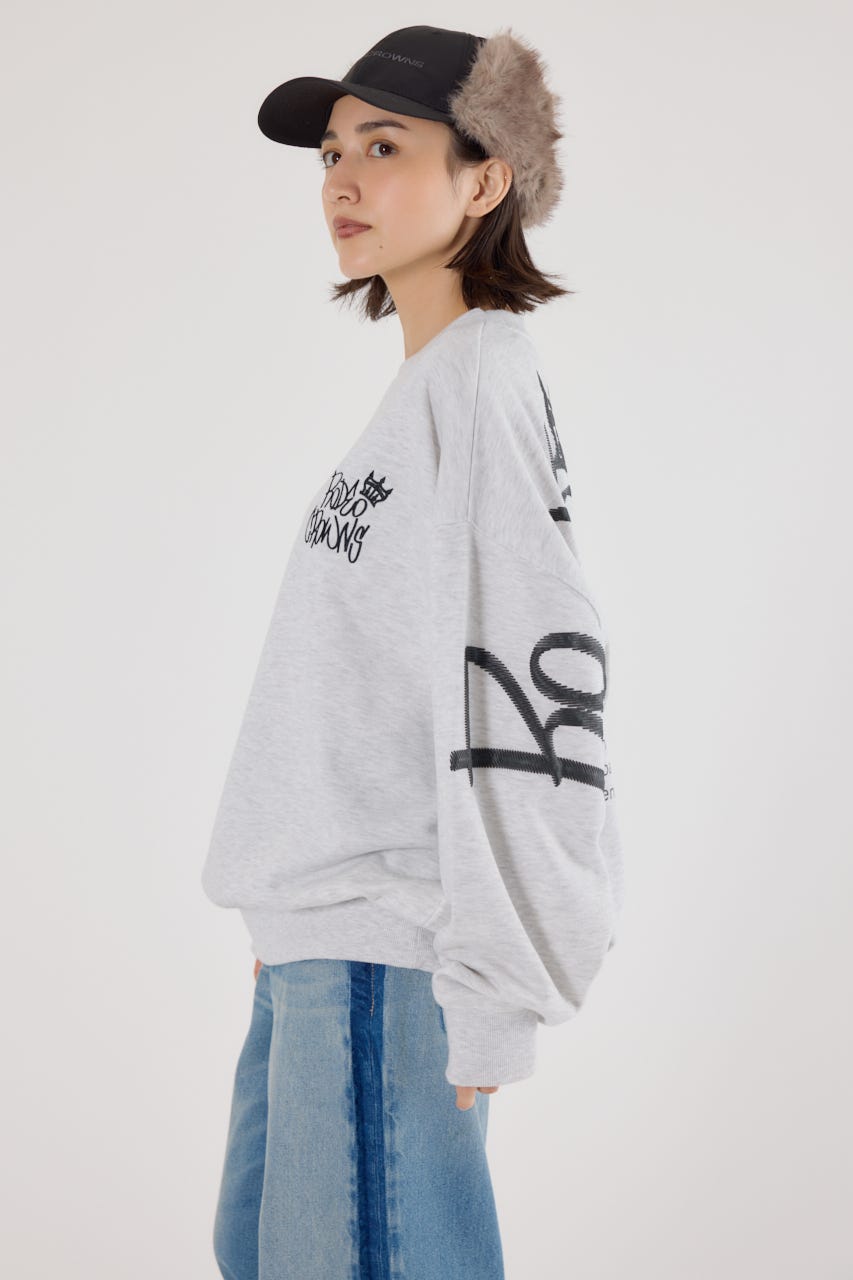 BRIDGE BEARスウェットトップス L/T.GRY FREE