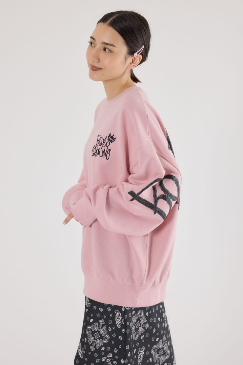 peate ロゴスウェット ピンクXL peate ロゴスウェット ピンクXL VOGUE_Sweatshirt_Peach_Classic
