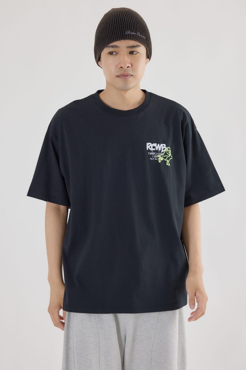 【UNISEX】NEON GRAFFITI Tシャツ BLK M