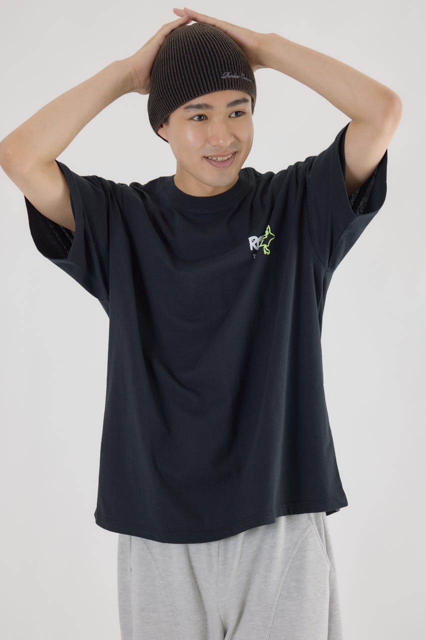 【UNISEX】NEON GRAFFITI Tシャツ BLK M