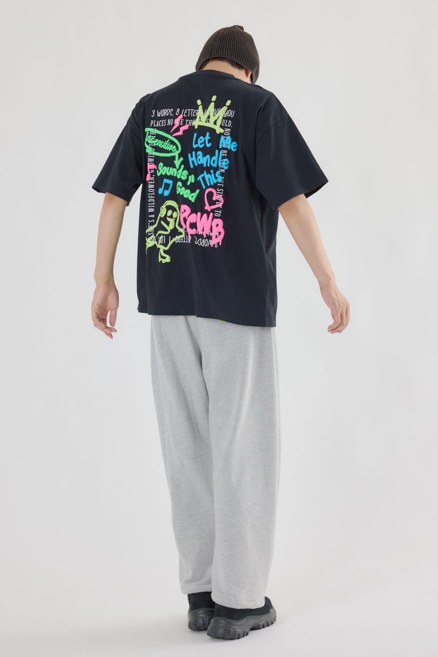 【UNISEX】NEON GRAFFITI Tシャツ BLK M