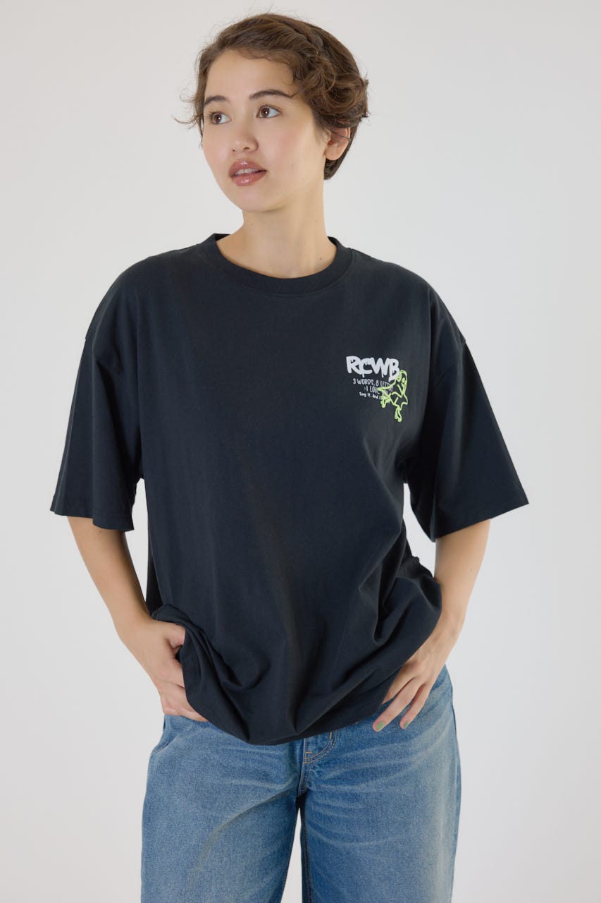 【UNISEX】NEON GRAFFITI Tシャツ BLK M