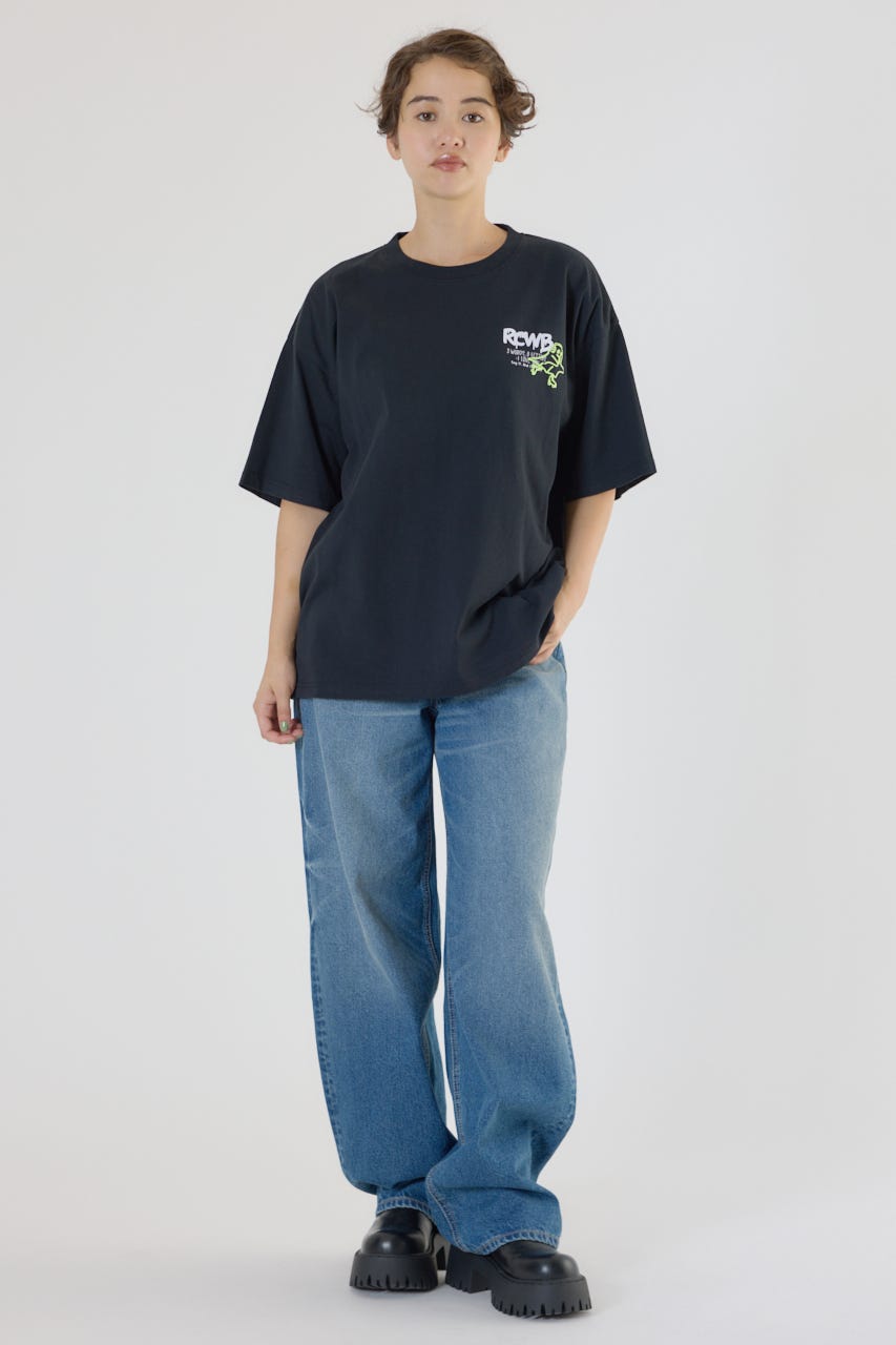 【UNISEX】NEON GRAFFITI Tシャツ BLK M