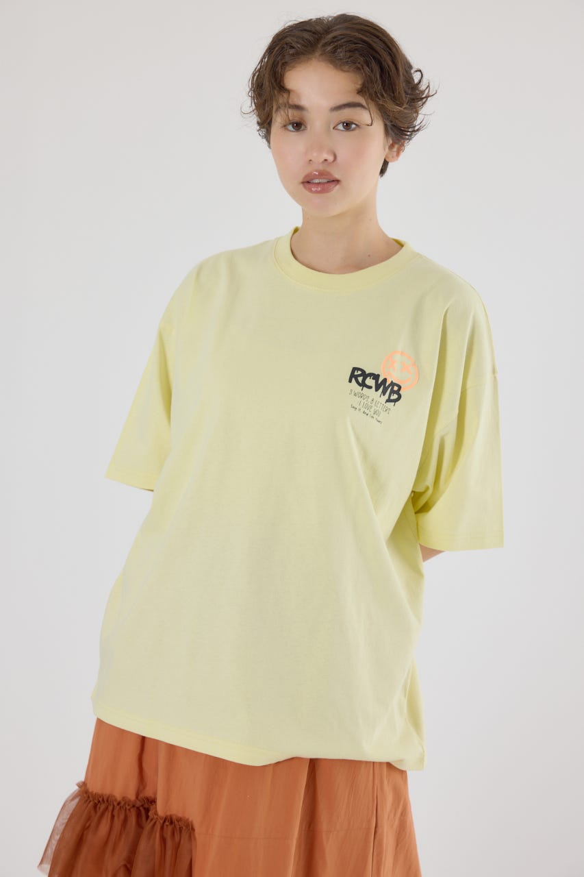 【UNISEX】NEON GRAFFITI Tシャツ YEL L