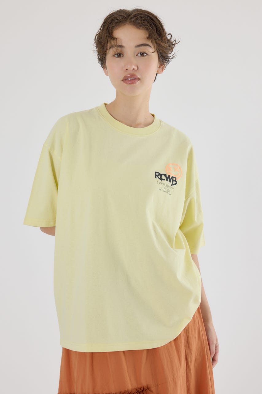 【UNISEX】NEON GRAFFITI Tシャツ YEL L