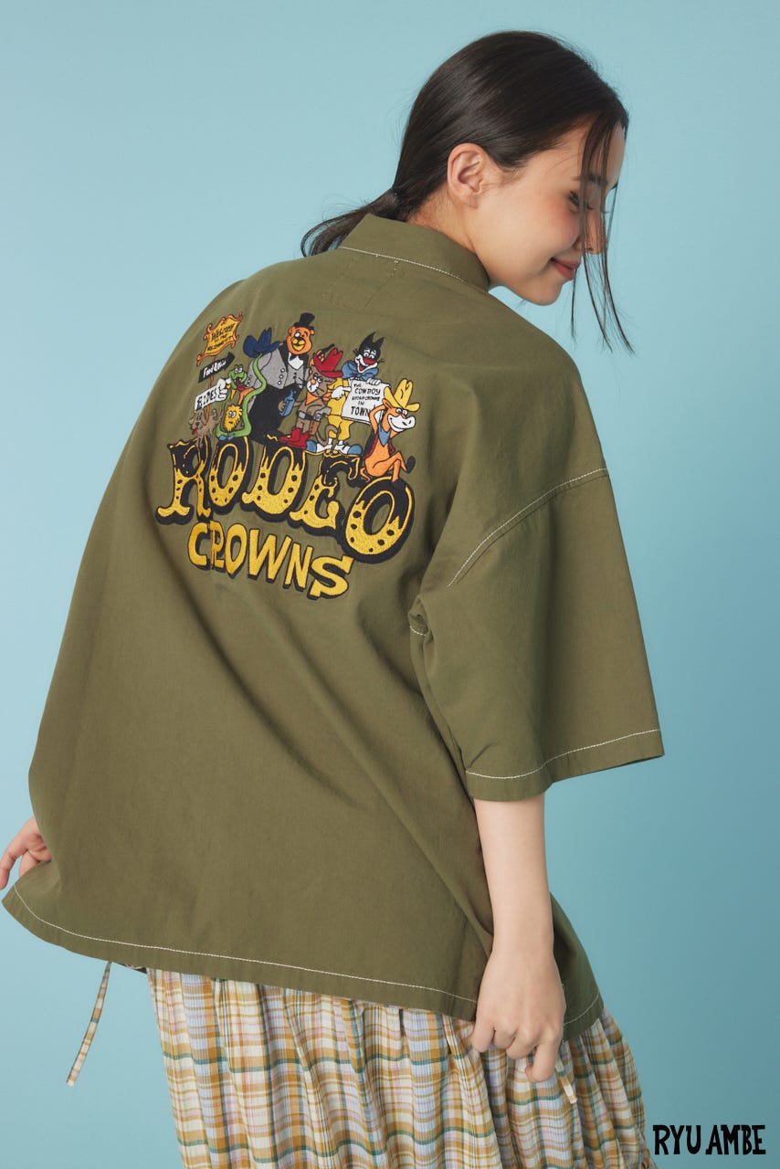 【UNISEX】(Ryu Ambe)Yee Haw シャツ KHA FREE