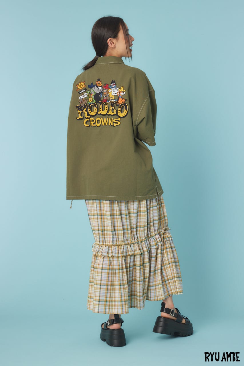 【UNISEX】(Ryu Ambe)Yee Haw シャツ KHA FREE