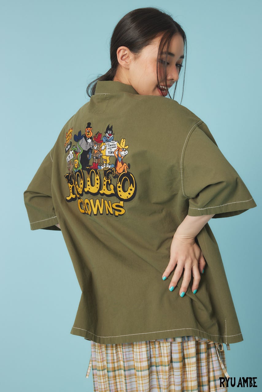 【UNISEX】(Ryu Ambe)Yee Haw シャツ KHA FREE