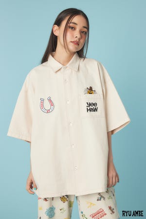 【UNISEX】(Ryu Ambe)Yee Haw シャツ