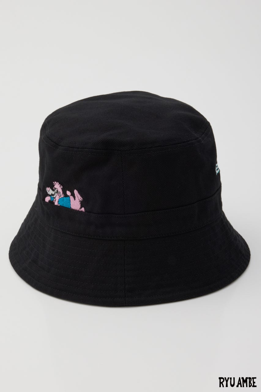 【UNISEX】(Ryu Ambe) バケットハット BLK FREE