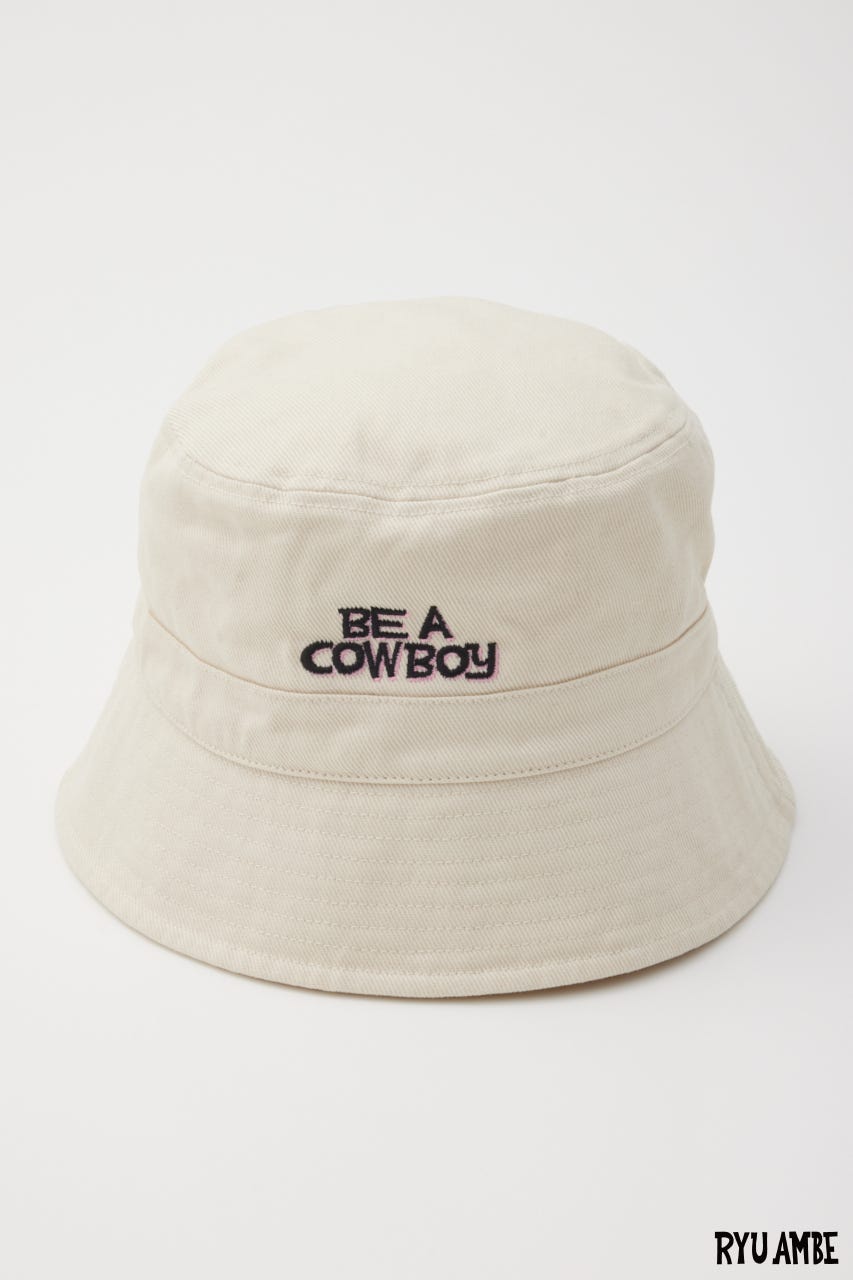 【UNISEX】(Ryu Ambe) バケットハット O/WHT FREE