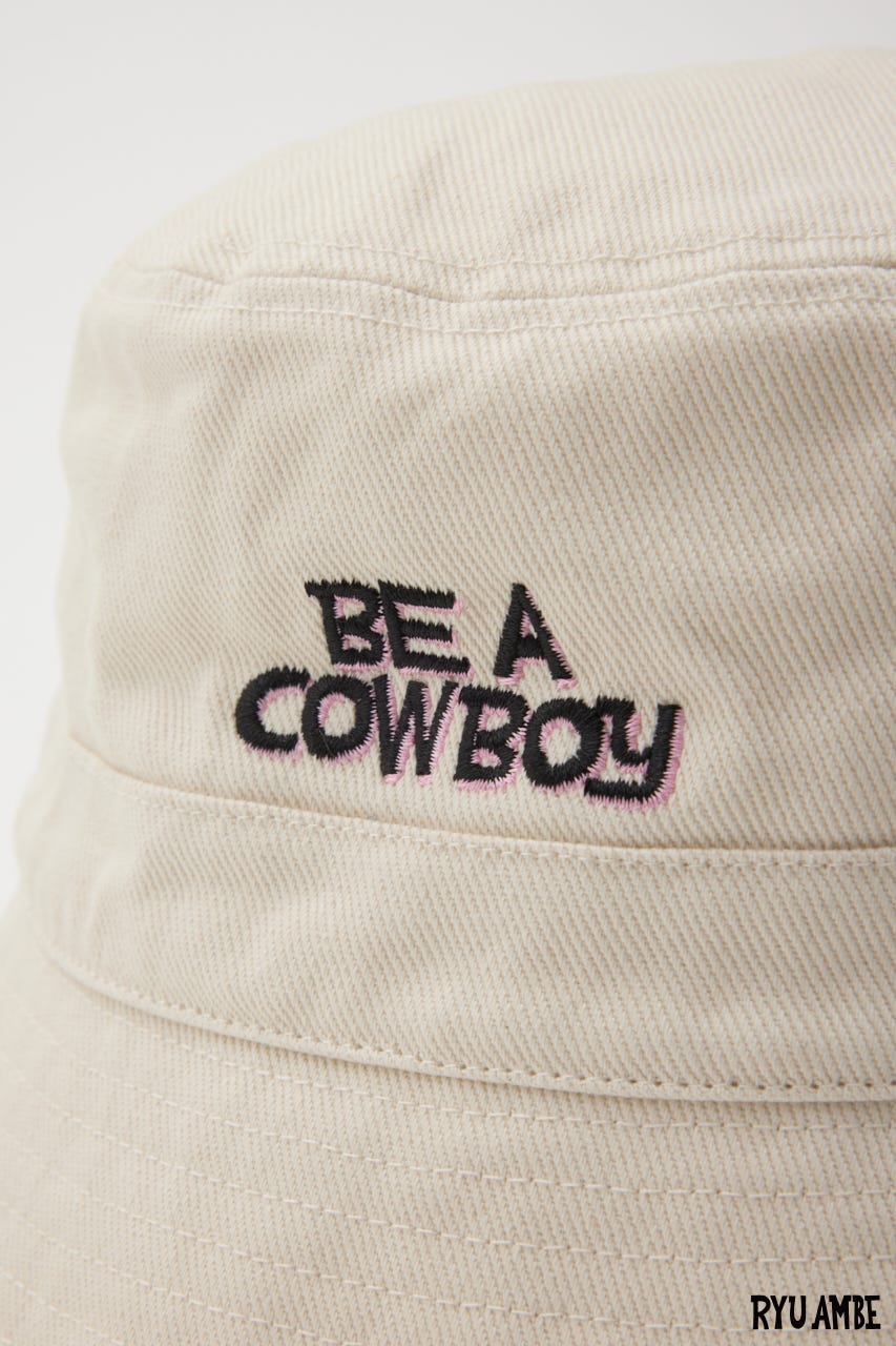 【UNISEX】(Ryu Ambe) バケットハット O/WHT FREE