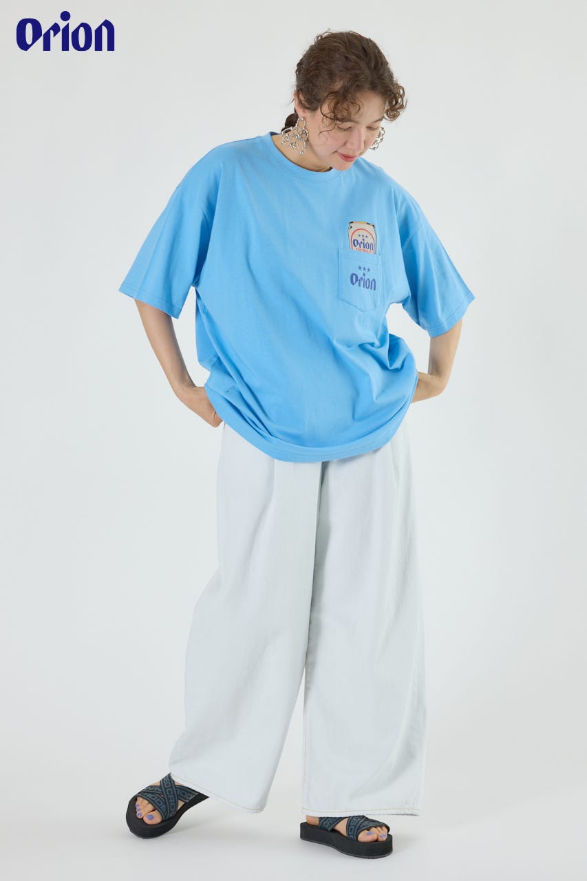 OrionBeerxRCSPocketBeerTシャツ BLU M