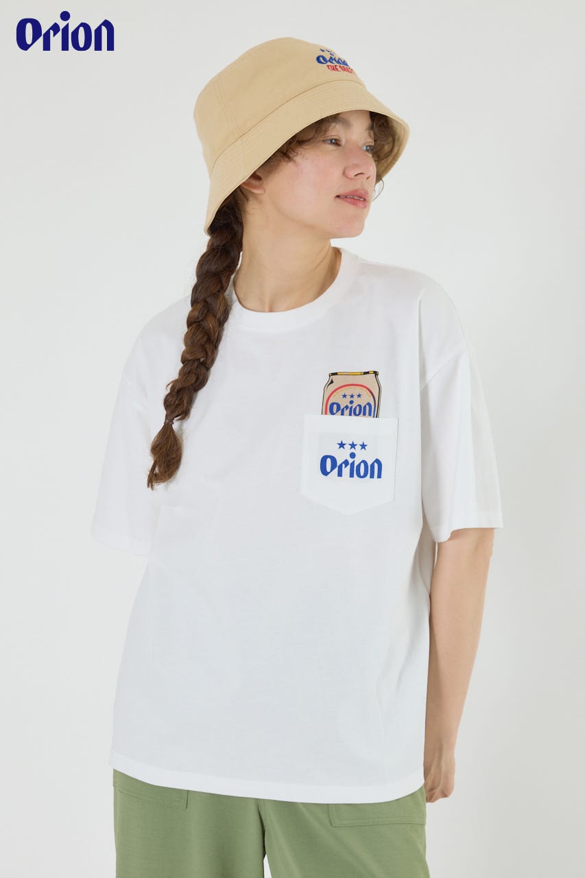 OrionBeerxRCSPocketBeerTシャツ O/WHT M