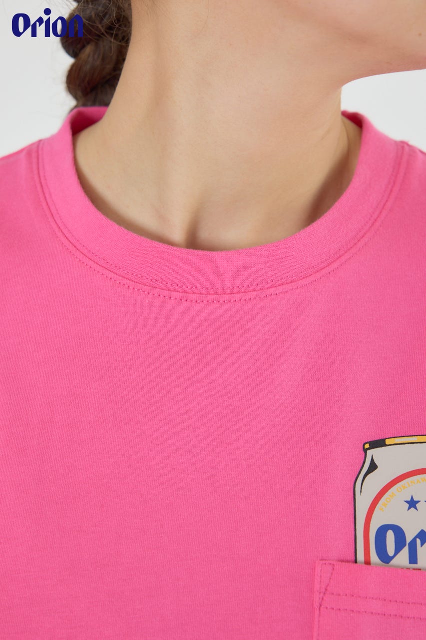 OrionBeerxRCSPocketBeerTシャツ PNK M