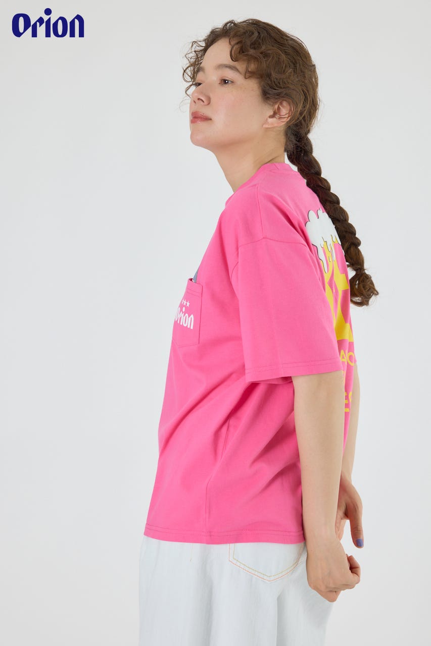 OrionBeerxRCSPocketBeerTシャツ PNK M