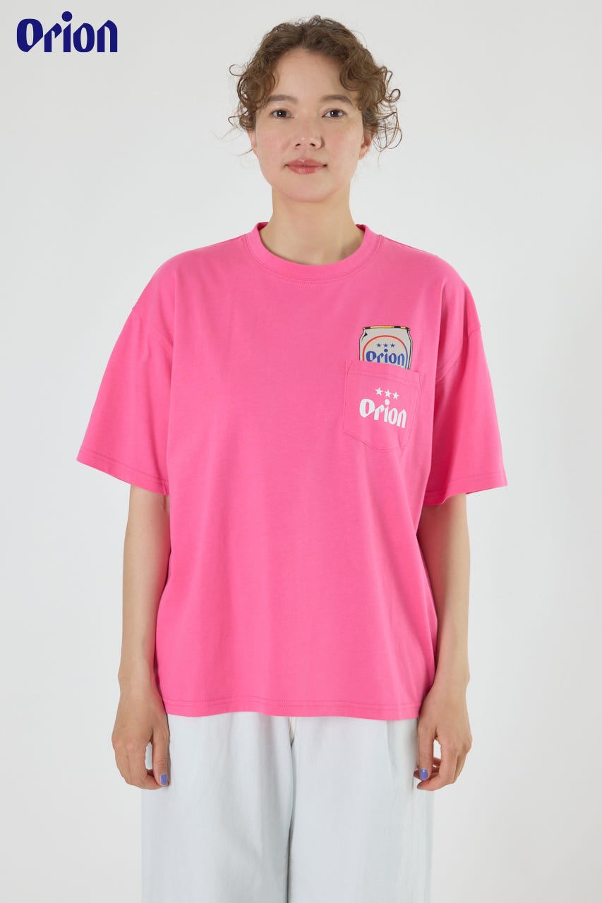 OrionBeerxRCSPocketBeerTシャツ PNK M