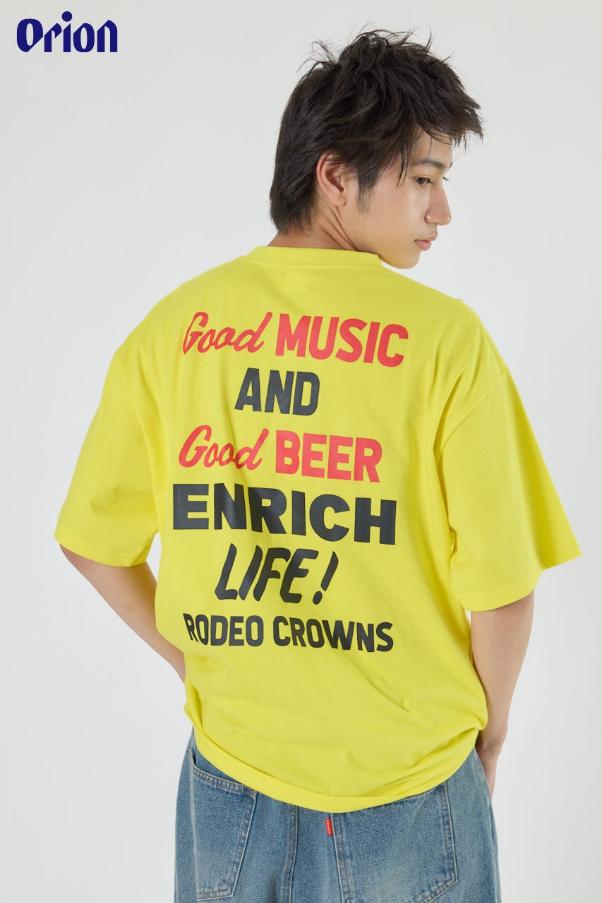Orion BeerxRCS Beer Boy Tシャツ YEL FREE