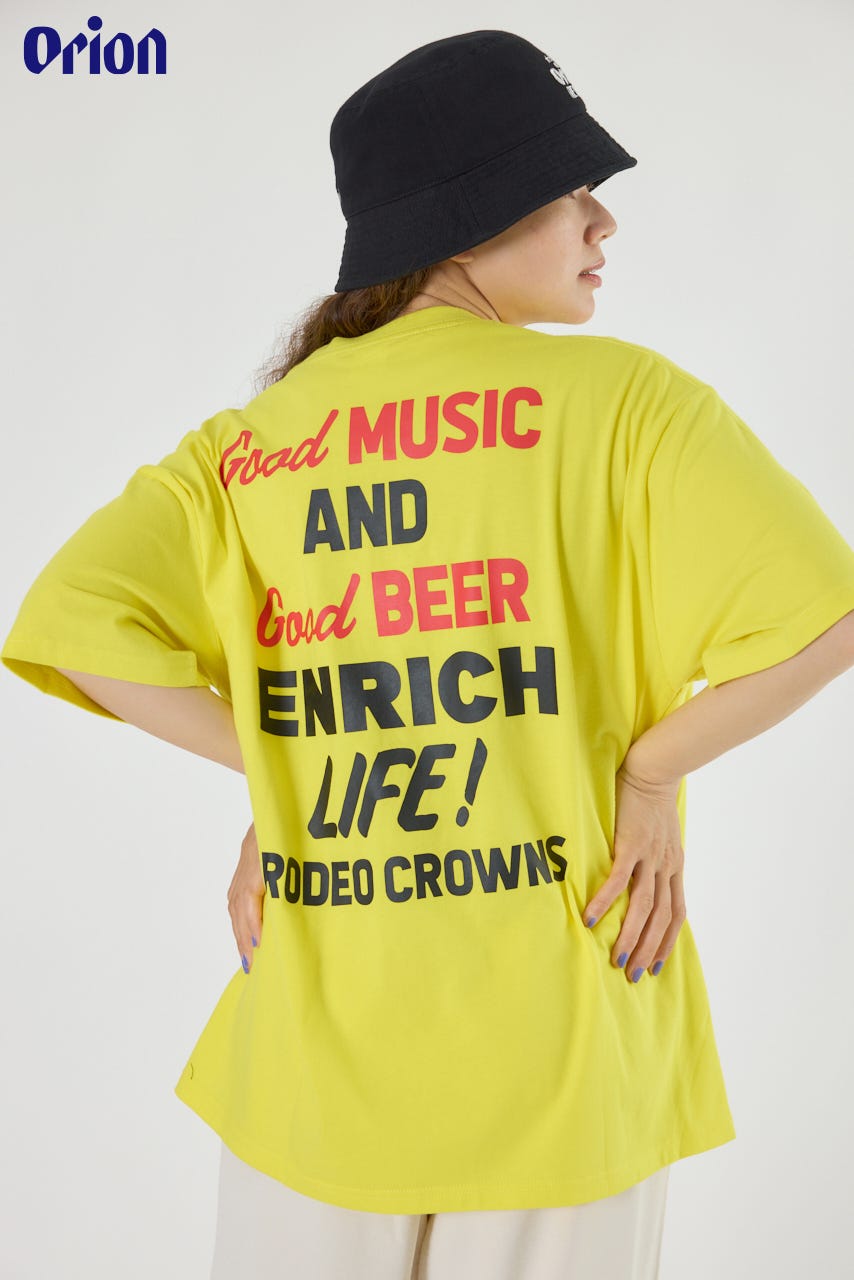 Orion BeerxRCS Beer Boy Tシャツ YEL FREE