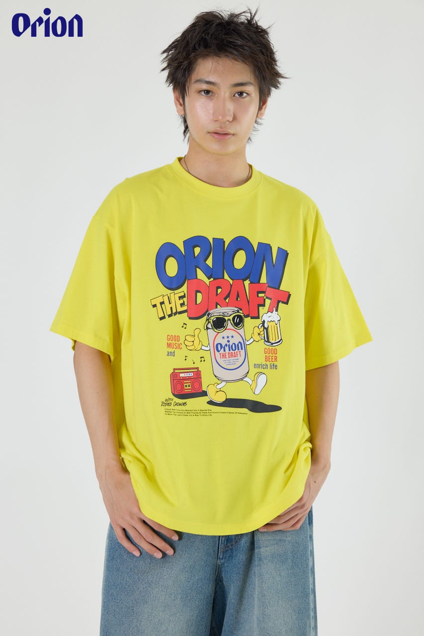 Orion BeerxRCS Beer Boy Tシャツ YEL FREE
