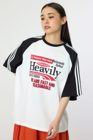 VariousラグランラインTシャツ