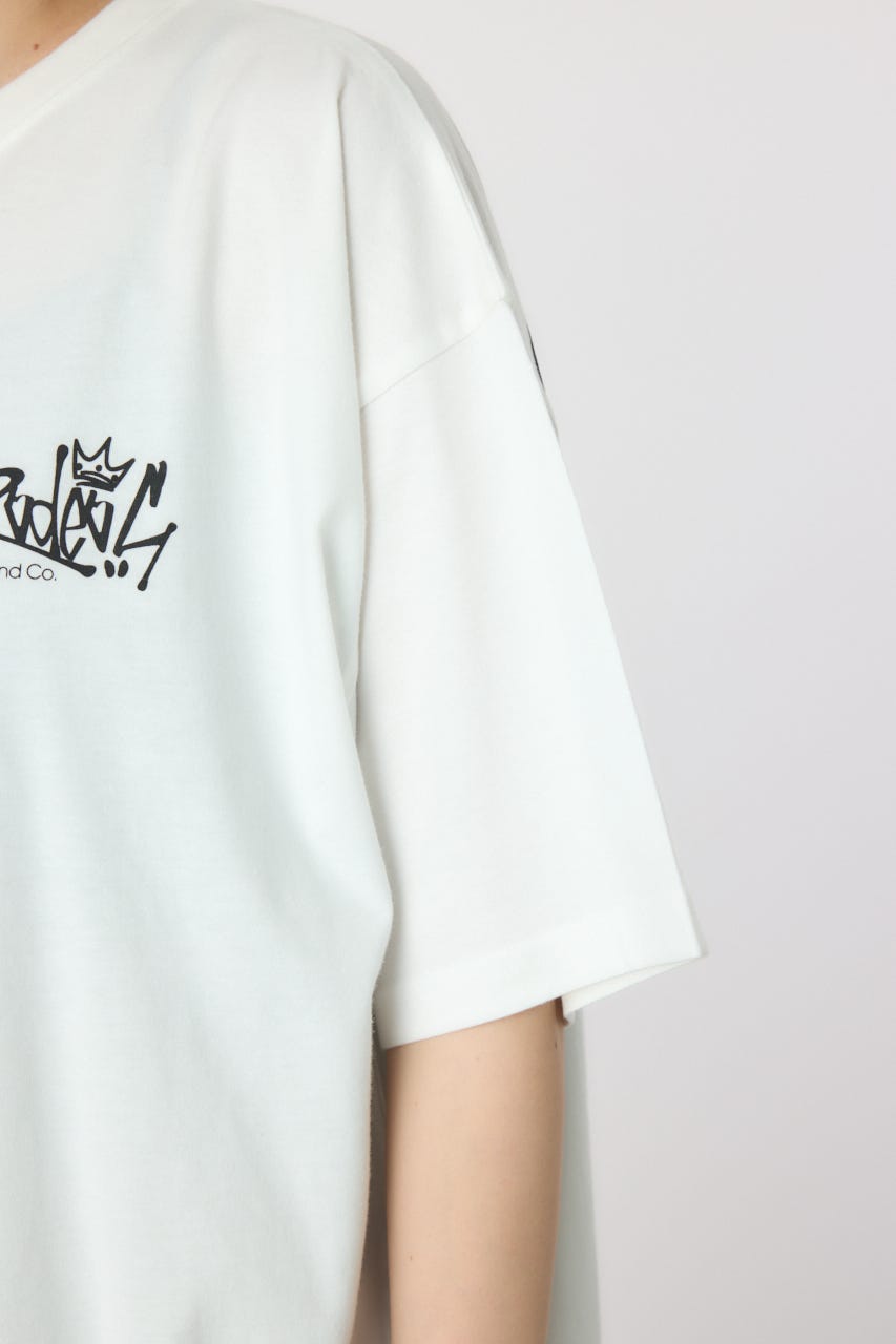 【UNISEX】BIG SIGN LOGO Tシャツ O/WHT M