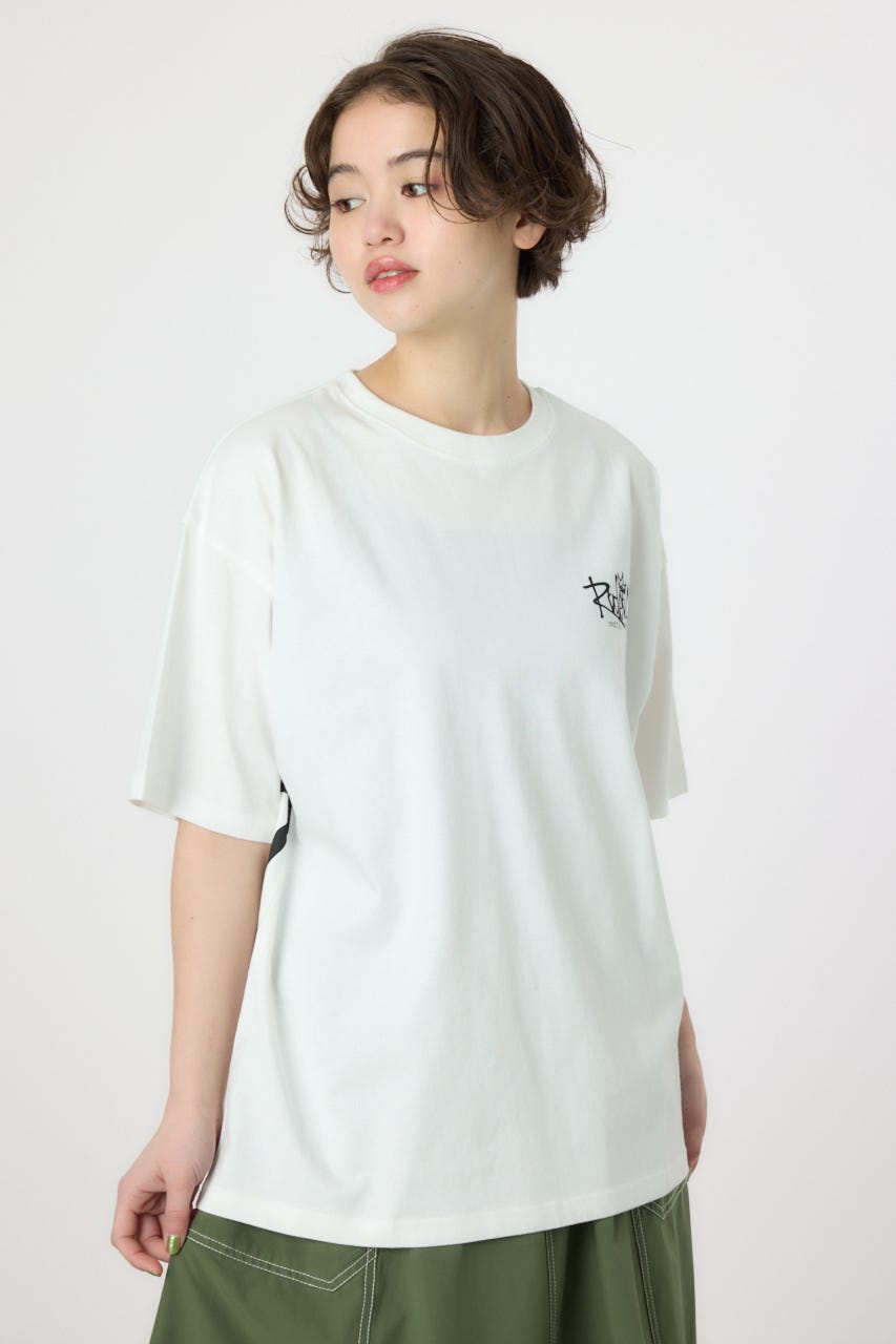 【UNISEX】BIG SIGN LOGO Tシャツ O/WHT M