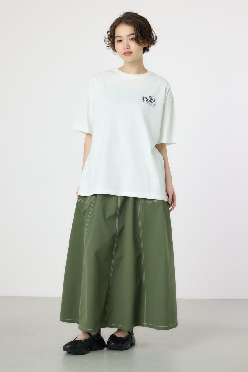 【UNISEX】BIG SIGN LOGO Tシャツ O/WHT M