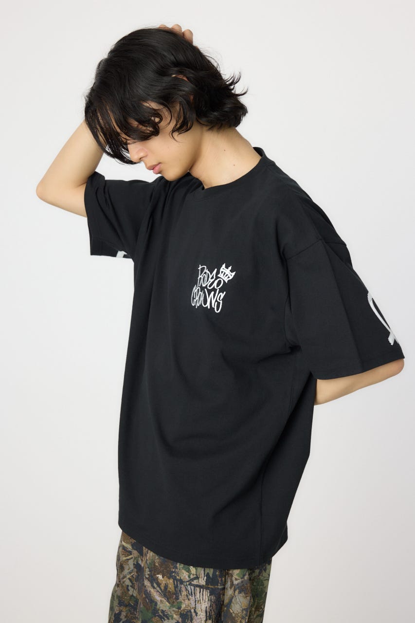 【UNISEX】BRIDGE BEAR LOGO Tシャツ BLK L