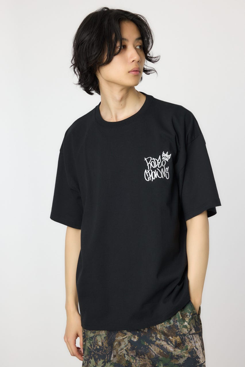 【UNISEX】BRIDGE BEAR LOGO Tシャツ BLK L