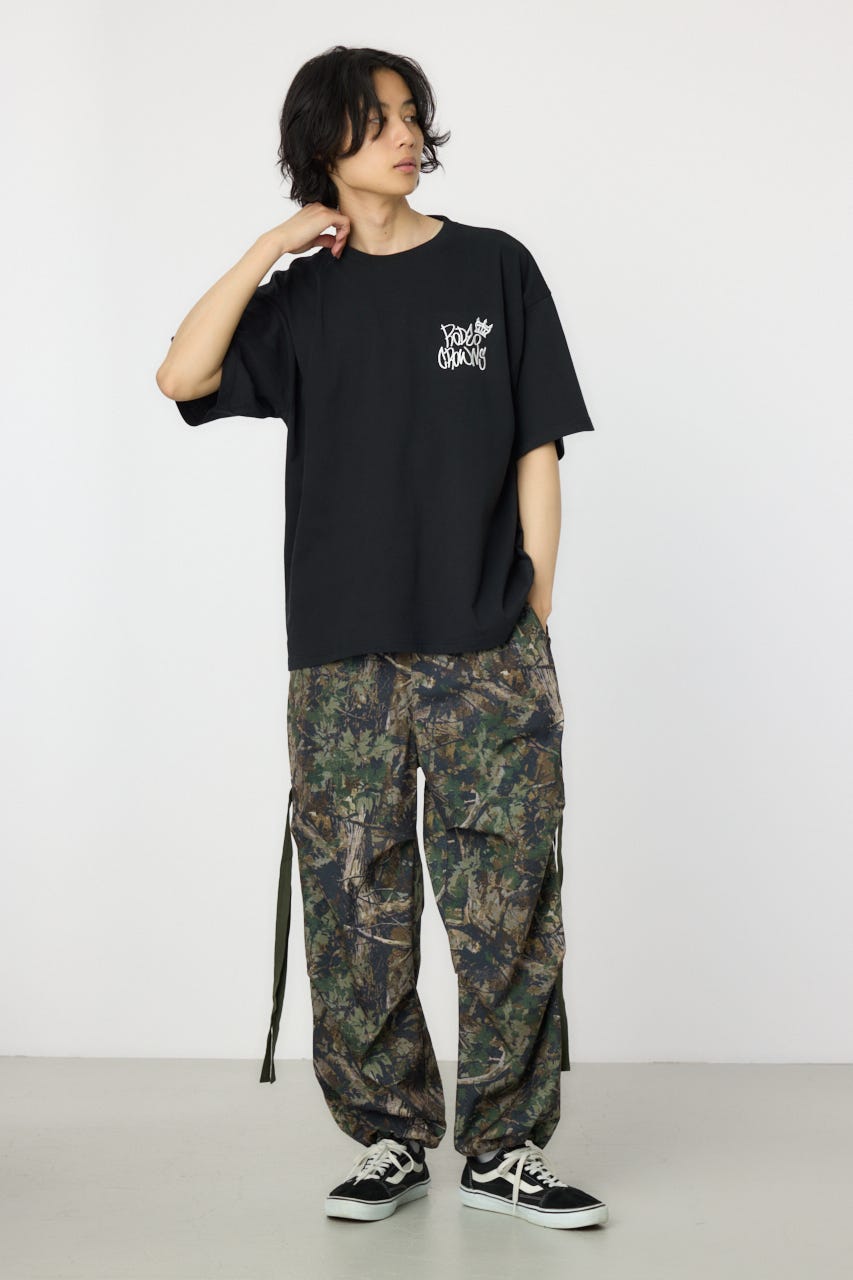 【UNISEX】BRIDGE BEAR LOGO Tシャツ BLK L