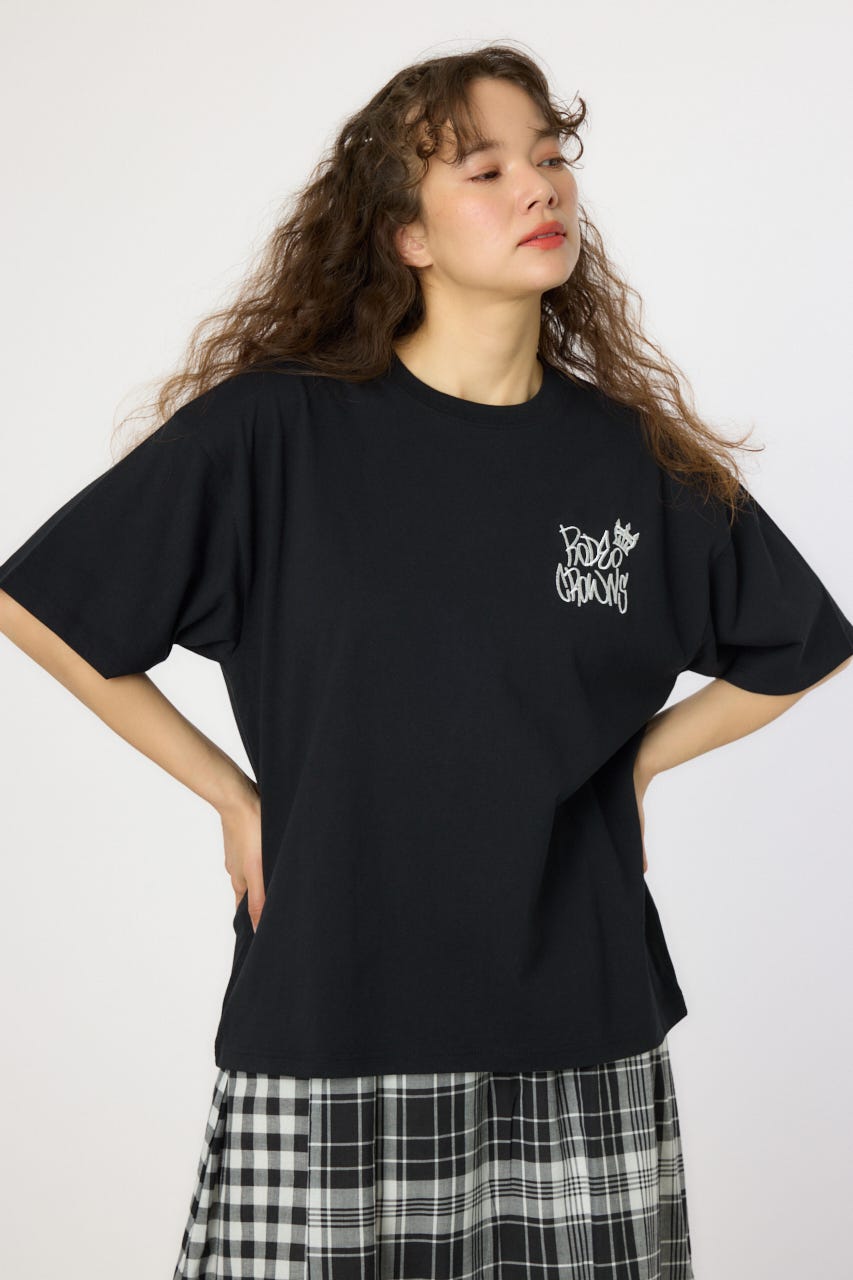 【UNISEX】BRIDGE BEAR LOGO Tシャツ BLK L