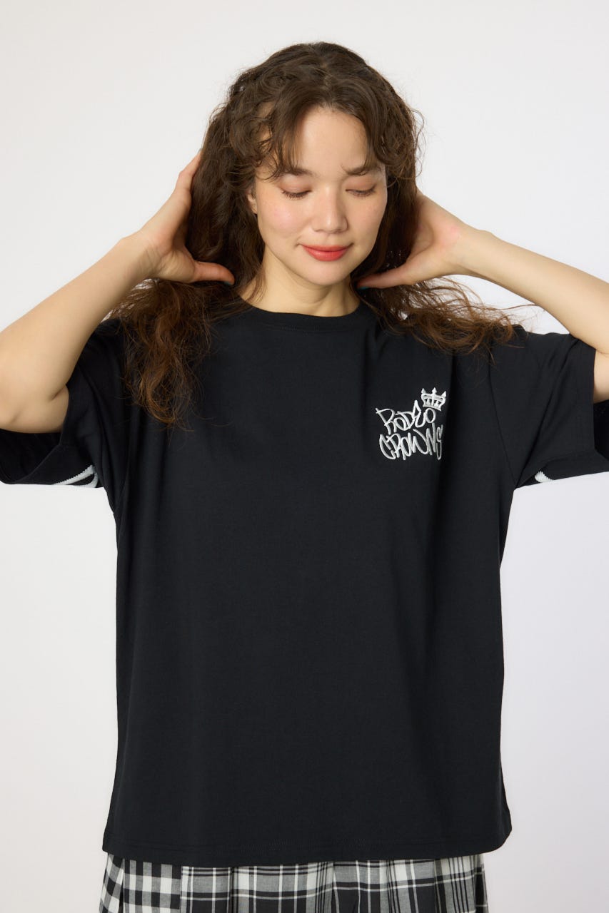 【UNISEX】BRIDGE BEAR LOGO Tシャツ BLK L