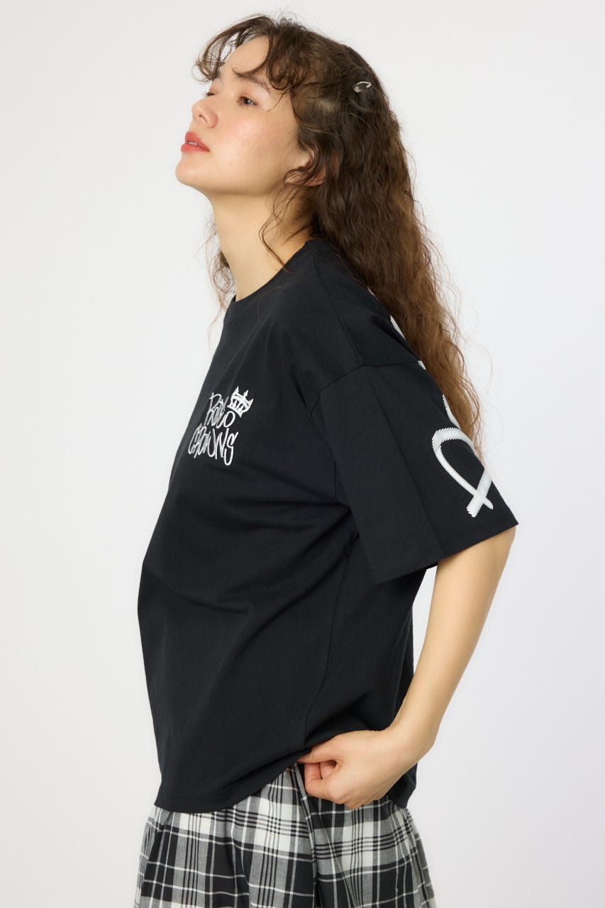 【UNISEX】BRIDGE BEAR LOGO Tシャツ BLK L