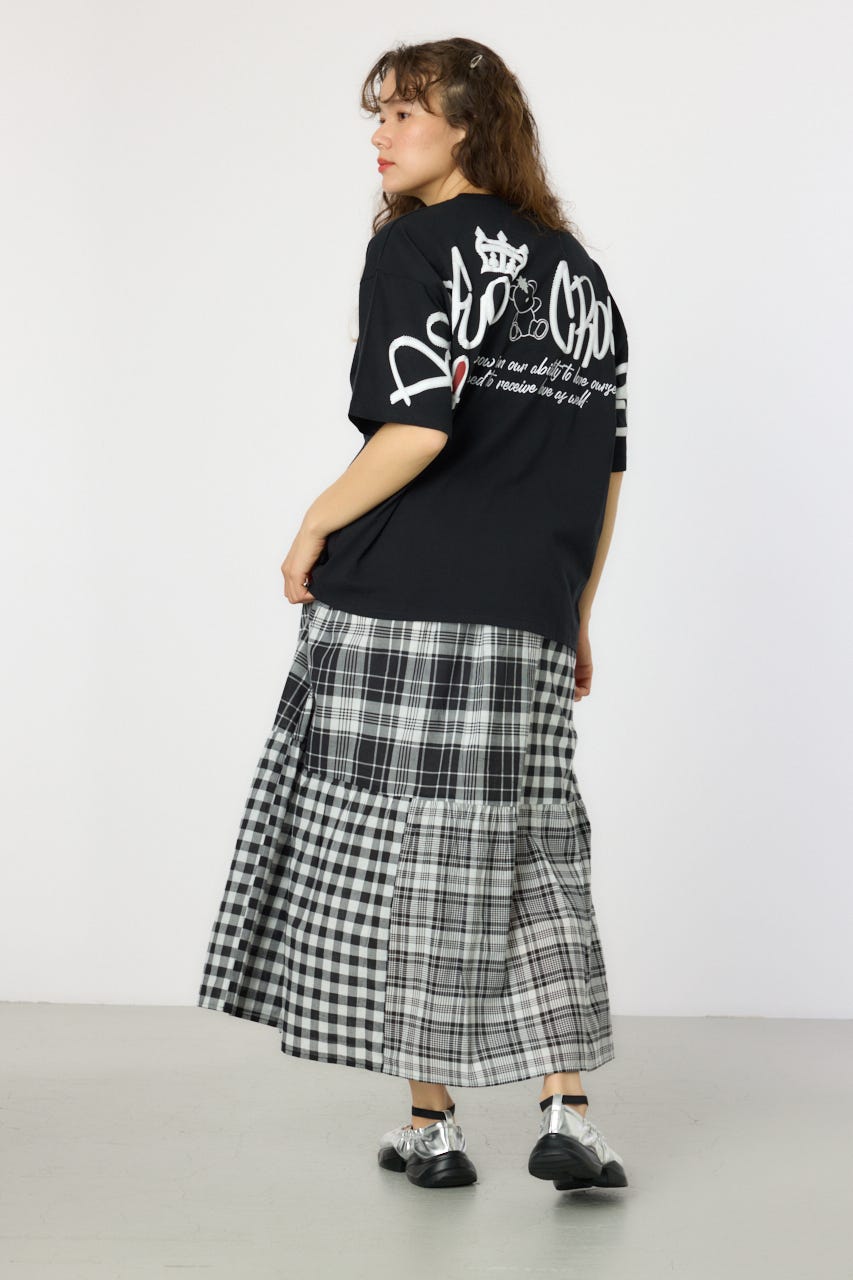 【UNISEX】BRIDGE BEAR LOGO Tシャツ BLK L