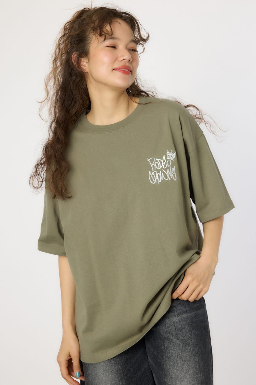 【UNISEX】BRIDGE BEAR LOGO Tシャツ KHA M