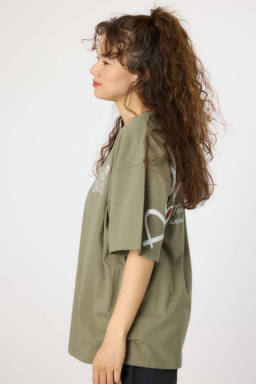 【UNISEX】BRIDGE BEAR LOGO Tシャツ KHA M