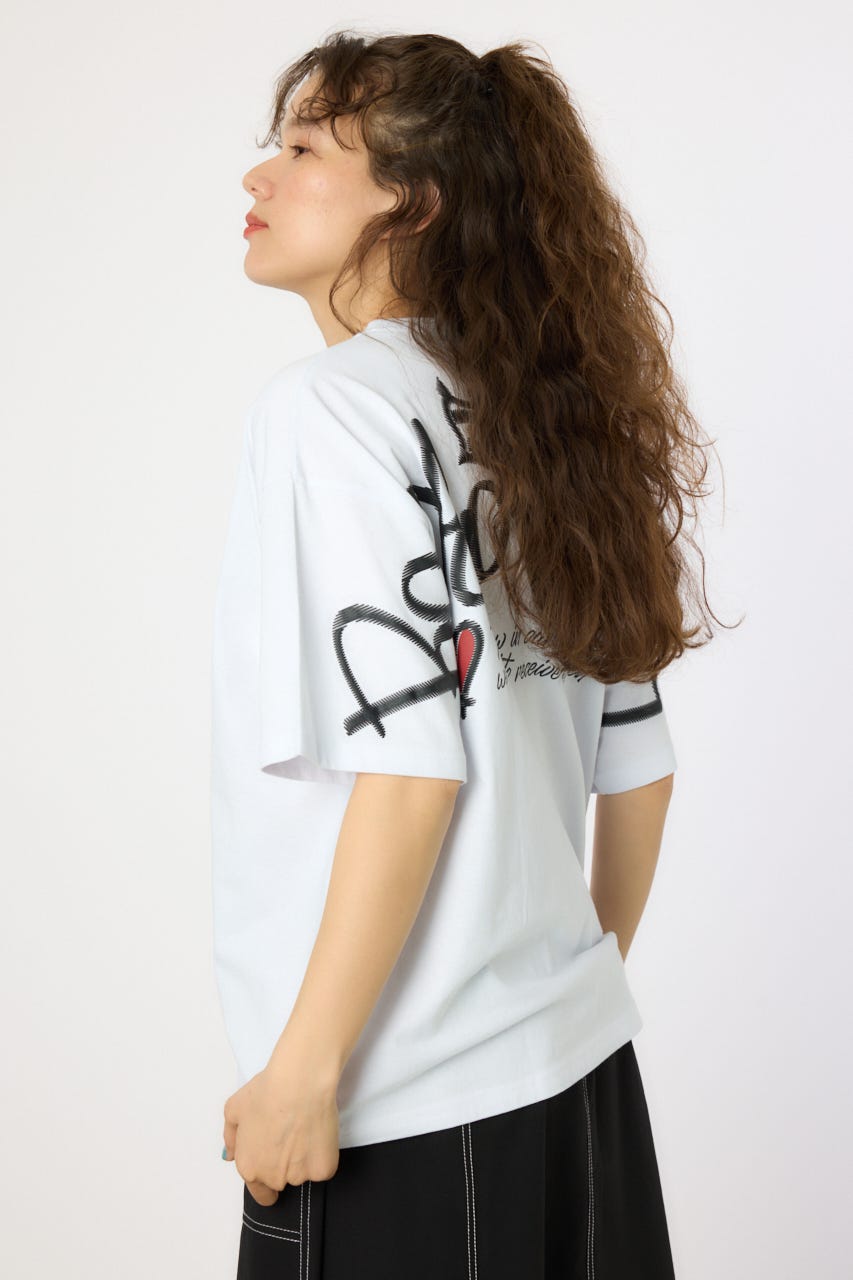 【UNISEX】BRIDGE BEAR LOGO Tシャツ WHT L