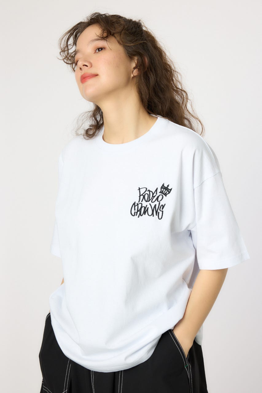 【UNISEX】BRIDGE BEAR LOGO Tシャツ WHT L