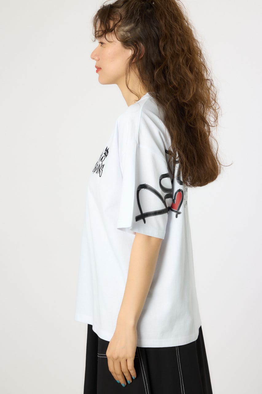 【UNISEX】BRIDGE BEAR LOGO Tシャツ WHT L