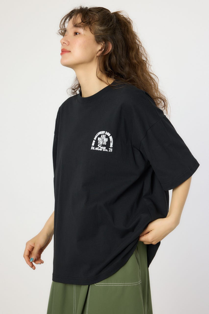 【UNISEX】PATCH CLOTH Tシャツ BLK M